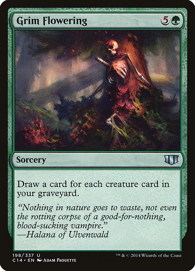 Magic | Grim Flowering [Commander 2014] | The Nerd Merchant