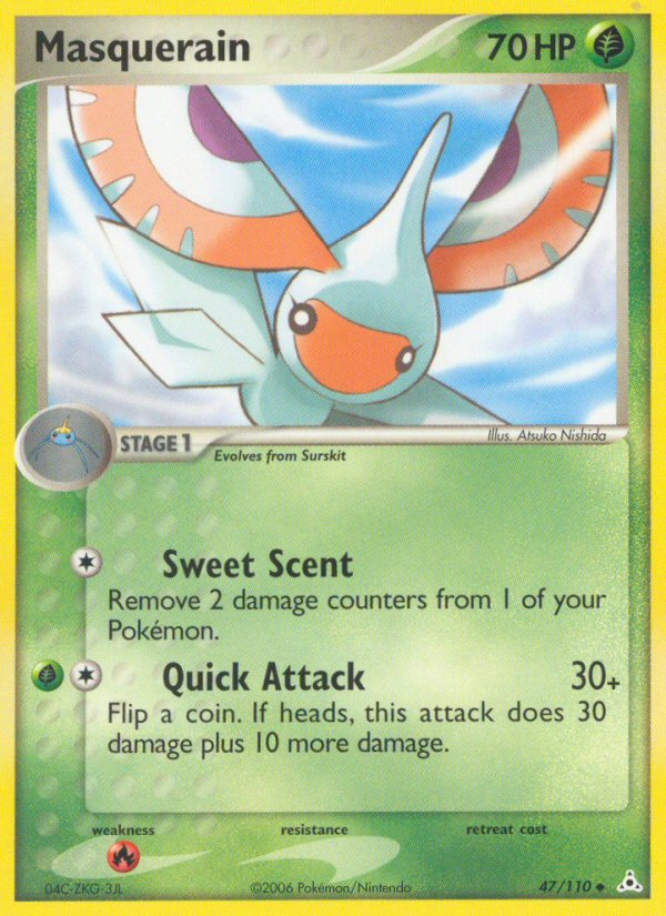 Pokemon | Masquerain (47/110) [EX: Holon Phantoms] | The Nerd Merchant