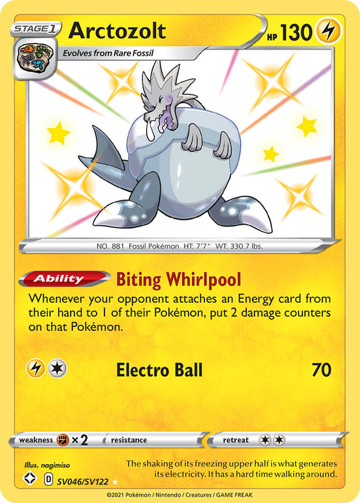 Pokemon | Arctozolt (SV046/SV122) [Sword & Shield: Shining Fates] | The Nerd Merchant