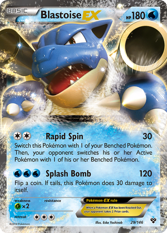 Pokemon | Blastoise EX (29/146) [XY: Base Set] | The Nerd Merchant
