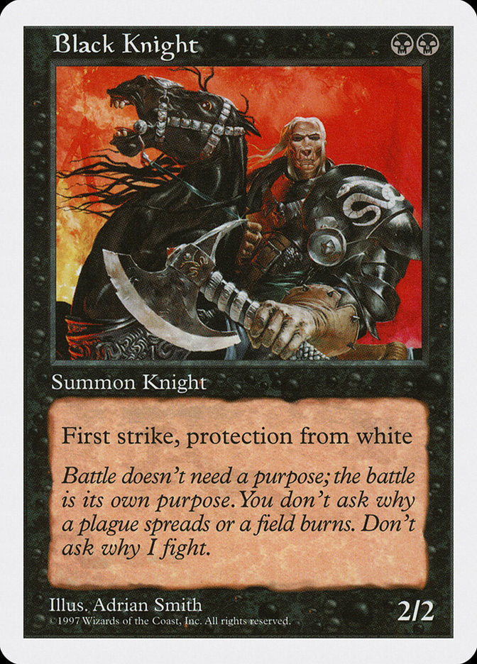 Magic | Black Knight [Fifth Edition] | The Nerd Merchant