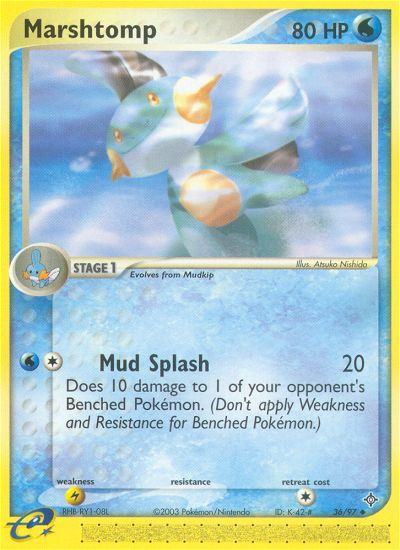 Pokemon | Marshtomp (36/97) [EX: Dragon] | The Nerd Merchant