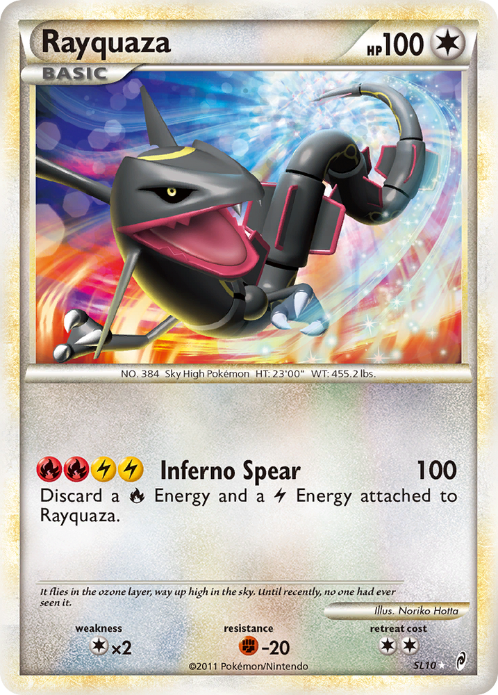 Pokemon | Rayquaza (SL10) [HeartGold & SoulSilver: Call of Legends] | The Nerd Merchant