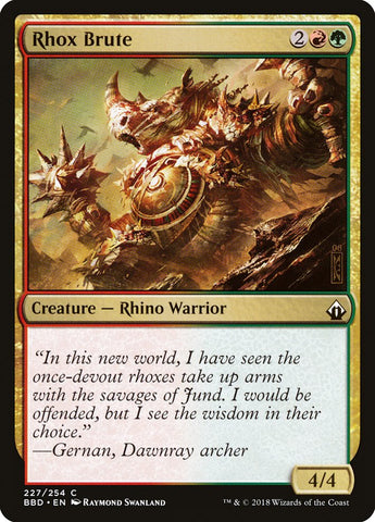 Magic | Rhox Brute [Battlebond] | The Nerd Merchant