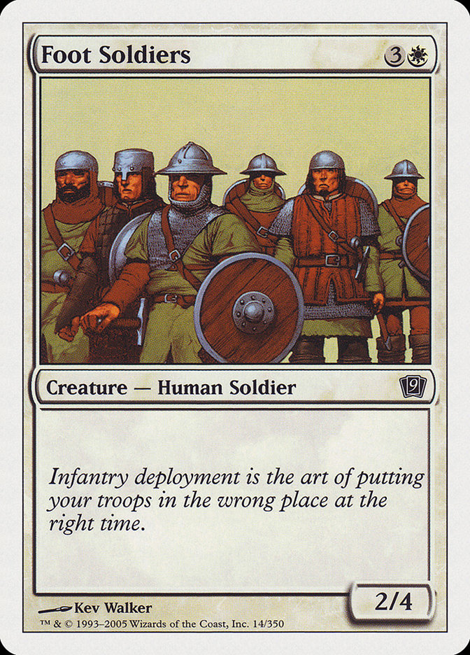 Magic | Foot Soldiers [Ninth Edition] | The Nerd Merchant