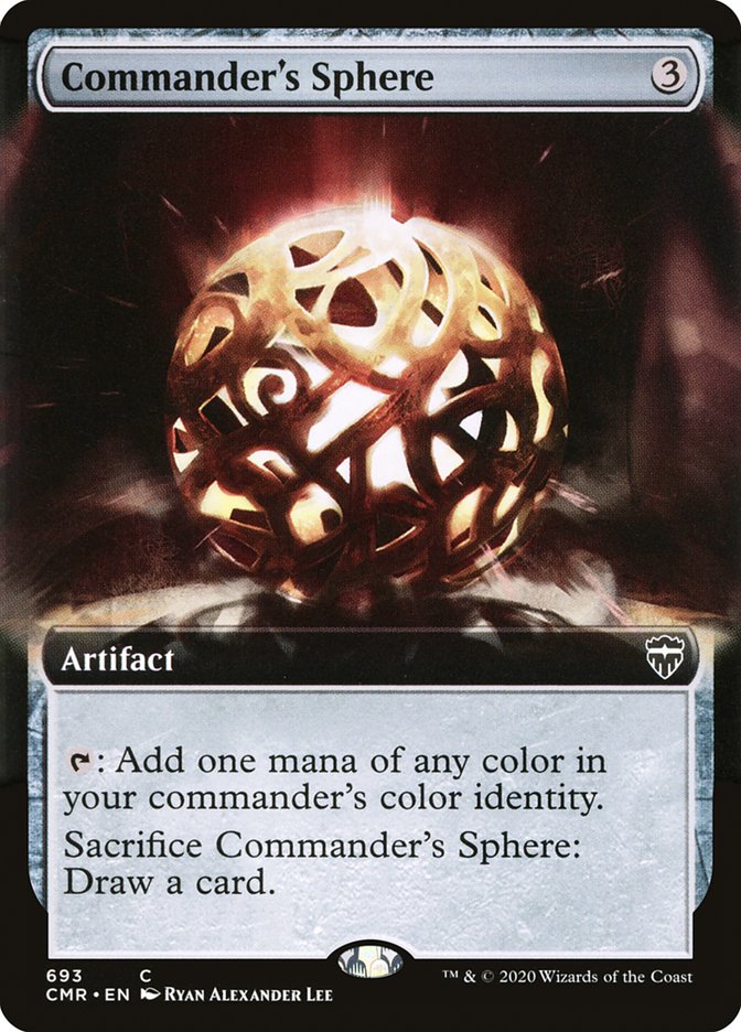 Magic | Commander's Sphere (Extended Art) [Commander Legends] | The Nerd Merchant