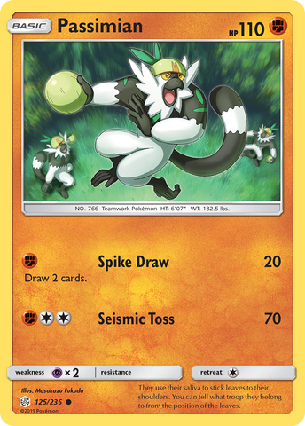 Pokemon| Passimian (125/236) [Sun & Moon: Cosmic Eclipse] | The Nerd Merchant