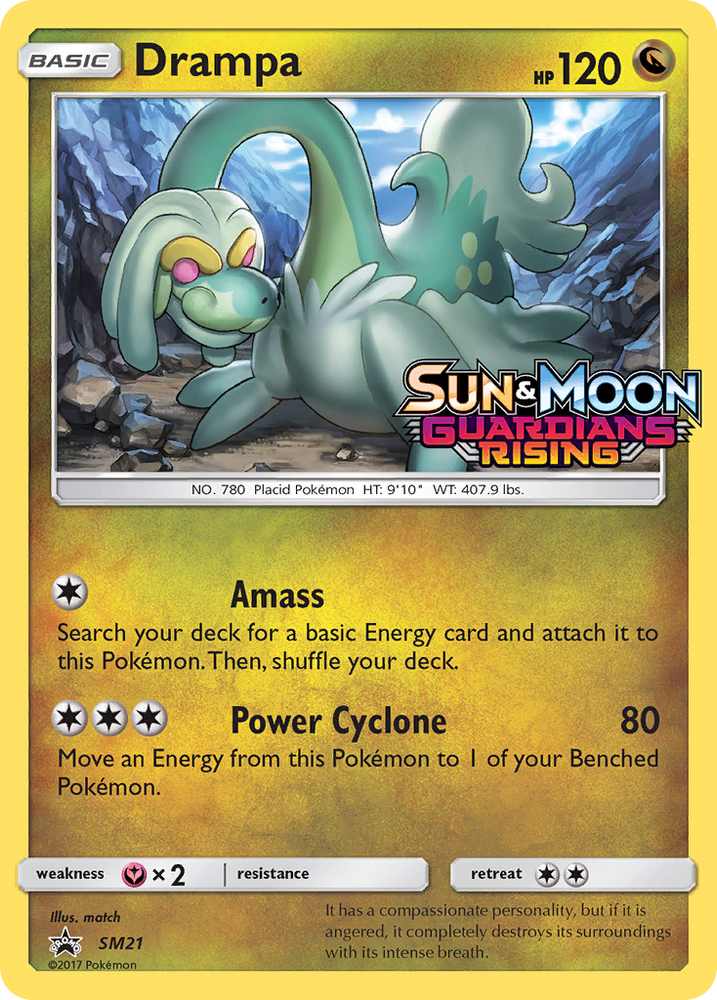 Pokemon | Drampa (SM21) [Sun & Moon: Black Star Promos] | The Nerd Merchant