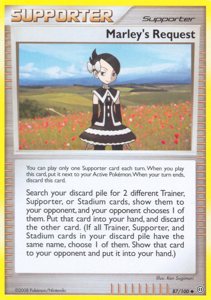 Pokemon | Marley's Request (87/100) [Diamond & Pearl: Stormfront] | The Nerd Merchant