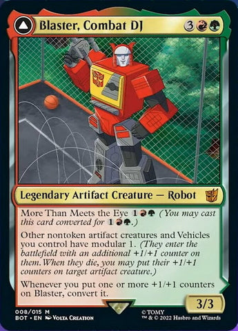 Magic | Blaster, Combat DJ // Blaster, Morale Booster [Transformers] | The Nerd Merchant