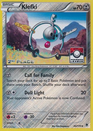 Pokemon | Klefki (66/119) (League Promo 2nd Place) [XY: Phantom Forces] | The Nerd Merchant