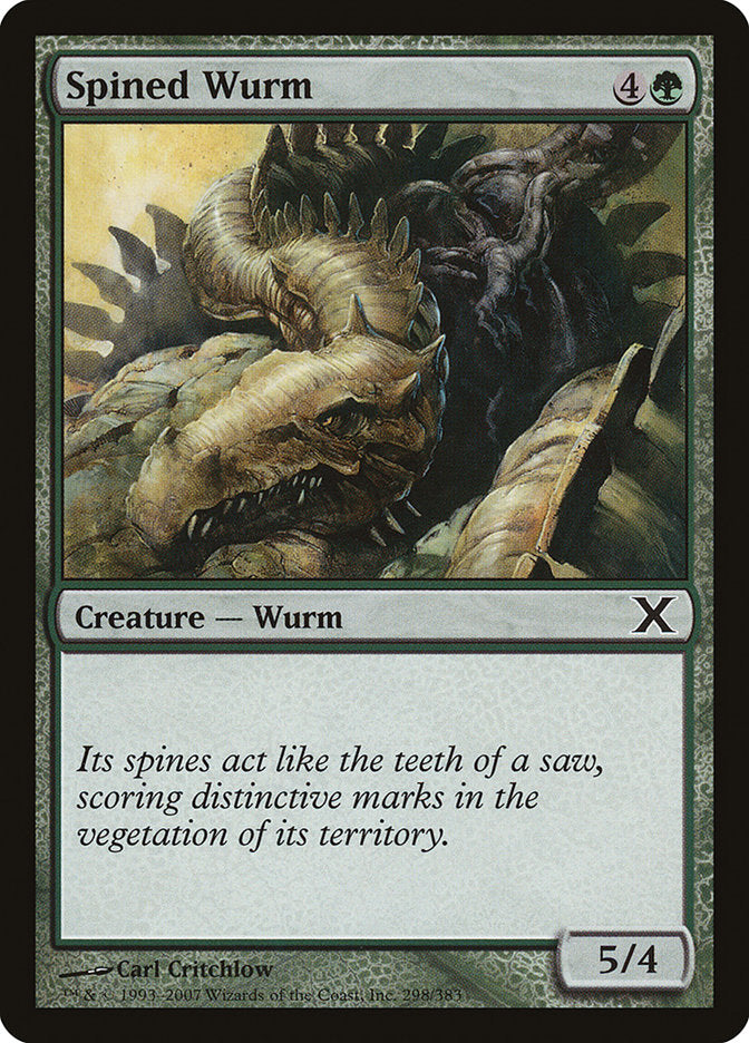 Magic | Spined Wurm [Tenth Edition] | The Nerd Merchant