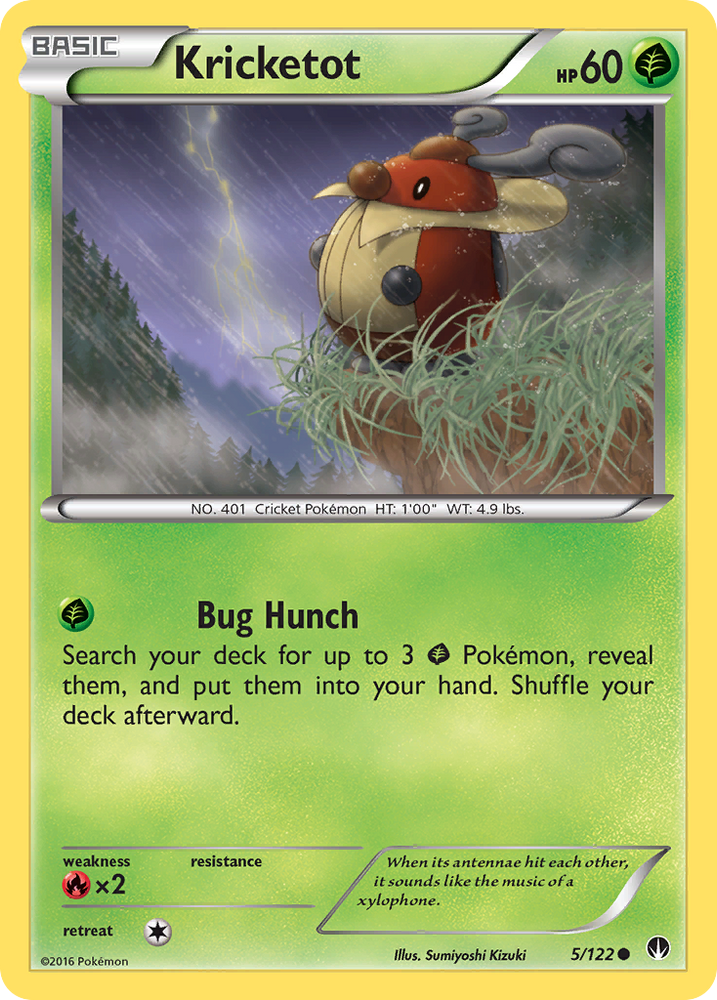 Pokemon | Kricketot (5/122) [XY: BREAKpoint] | The Nerd Merchant