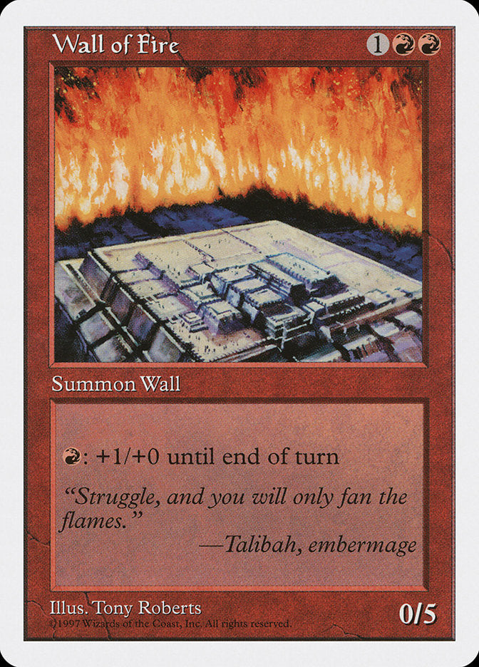 Magic | Wall of Fire [Fifth Edition] | The Nerd Merchant