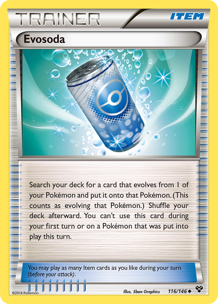 Pokemon | Evosoda (116/146) [XY: Base Set] | The Nerd Merchant