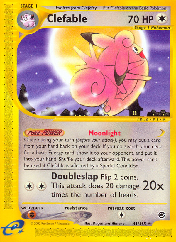 Pokemon | Clefable (41/165) [Expedition: Base Set] | The Nerd Merchant