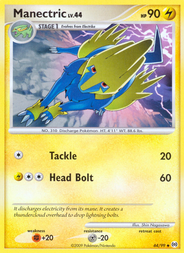 Pokemon | Manectric (44/99) [Platinum: Arceus] | The Nerd Merchant