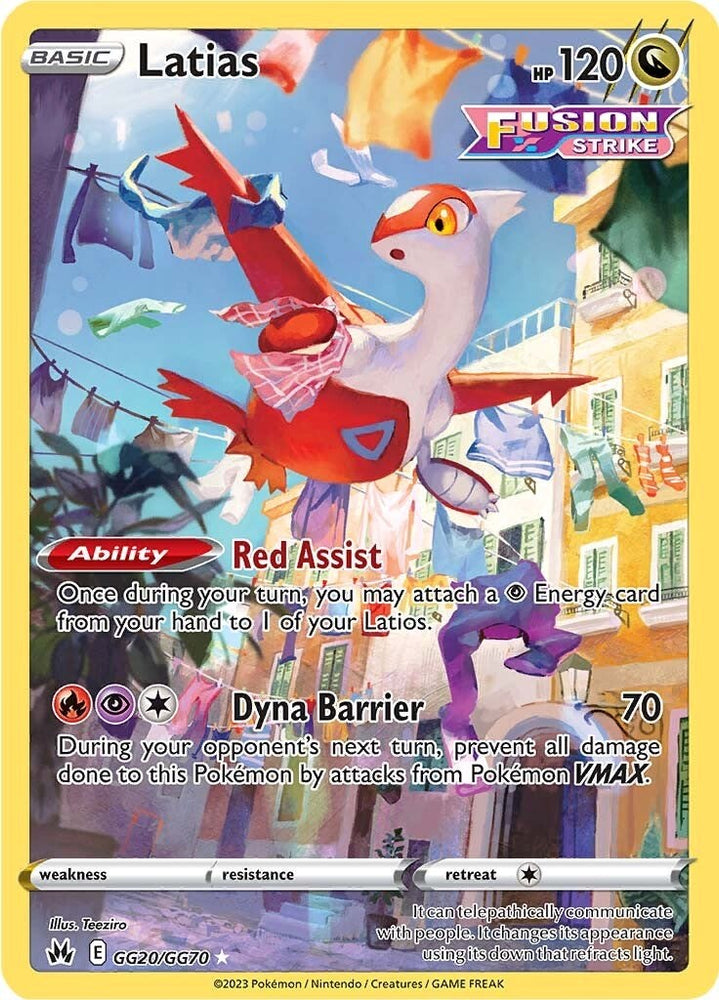 Pokemon | Latias (GG20/GG70) [Sword & Shield: Crown Zenith] | The Nerd Merchant