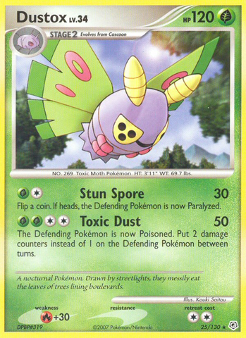 Pokemon | Dustox (25/130) [Diamond & Pearl: Base Set] | The Nerd Merchant
