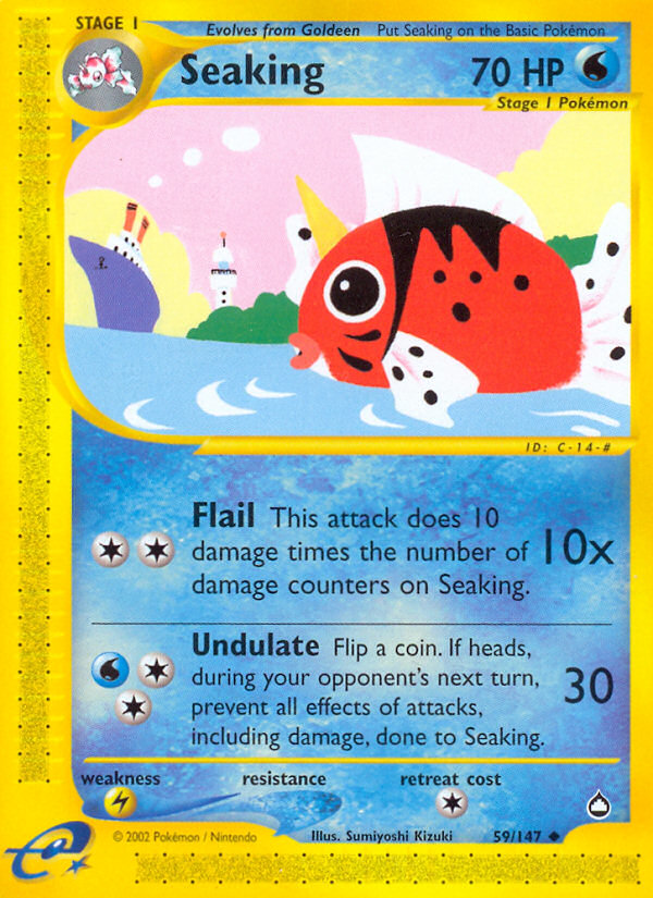 Pokemon | Seaking (59/147) [Aquapolis] | The Nerd Merchant