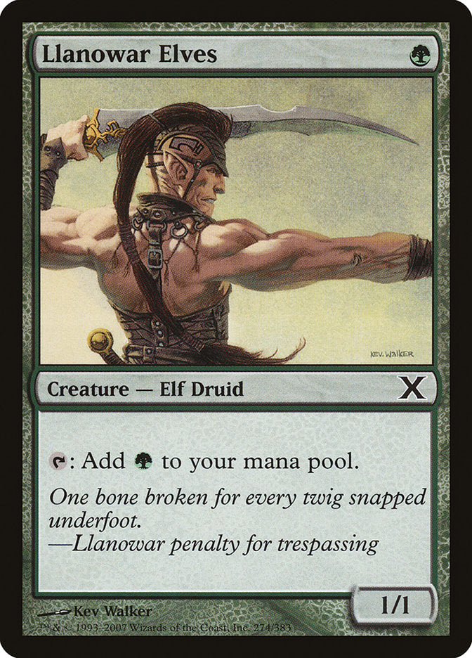 Magic | Llanowar Elves [Tenth Edition] | The Nerd Merchant