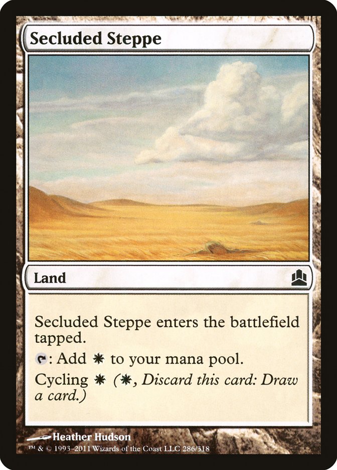 Magic | Secluded Steppe [Commander 2011] | The Nerd Merchant