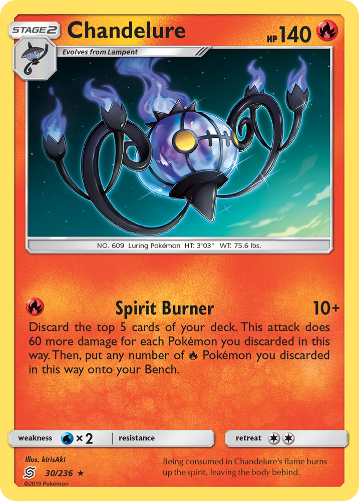 Pokemon | Chandelure (30/236) [Sun & Moon: Unified Minds] | The Nerd Merchant