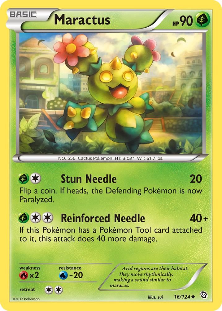 Pokemon | Maractus (16/124) [Black & White: Dragons Exalted] | The Nerd Merchant