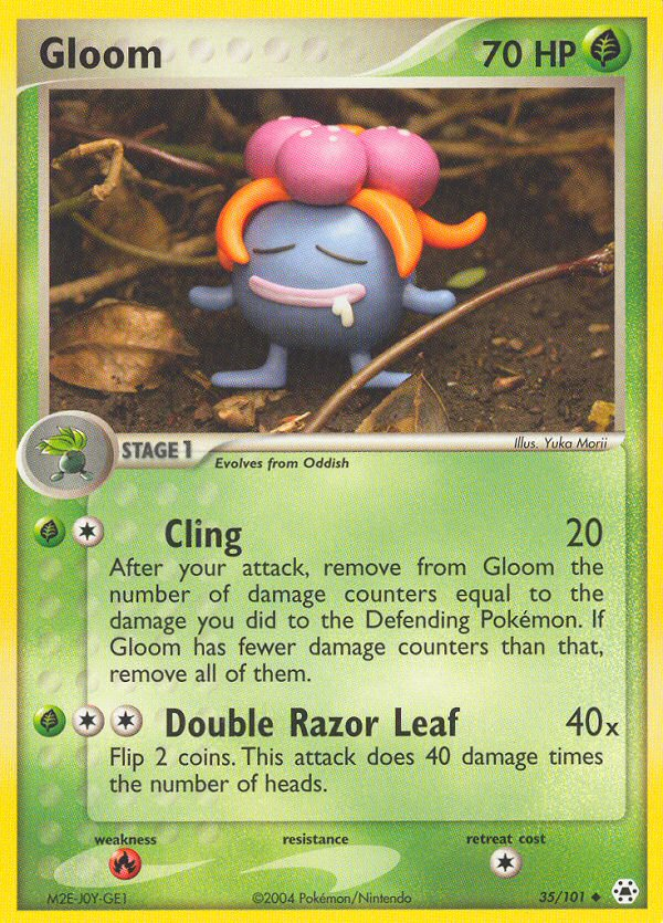 Pokemon | Gloom (35/101) [EX: Hidden Legends] | The Nerd Merchant