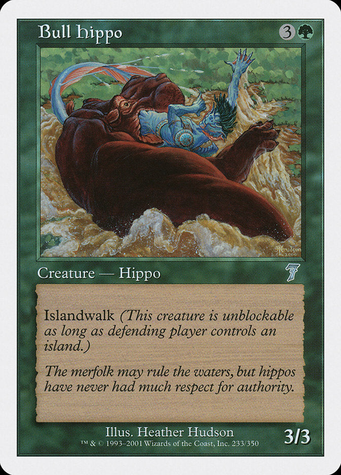 Magic | Bull Hippo [Seventh Edition] | The Nerd Merchant