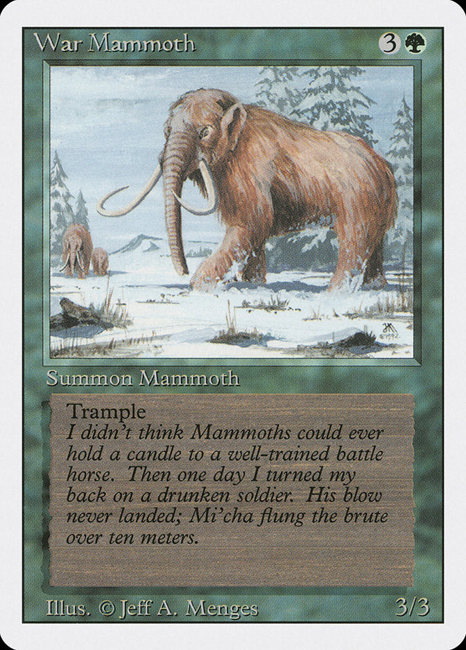 Magic | War Mammoth [Revised Edition] | The Nerd Merchant