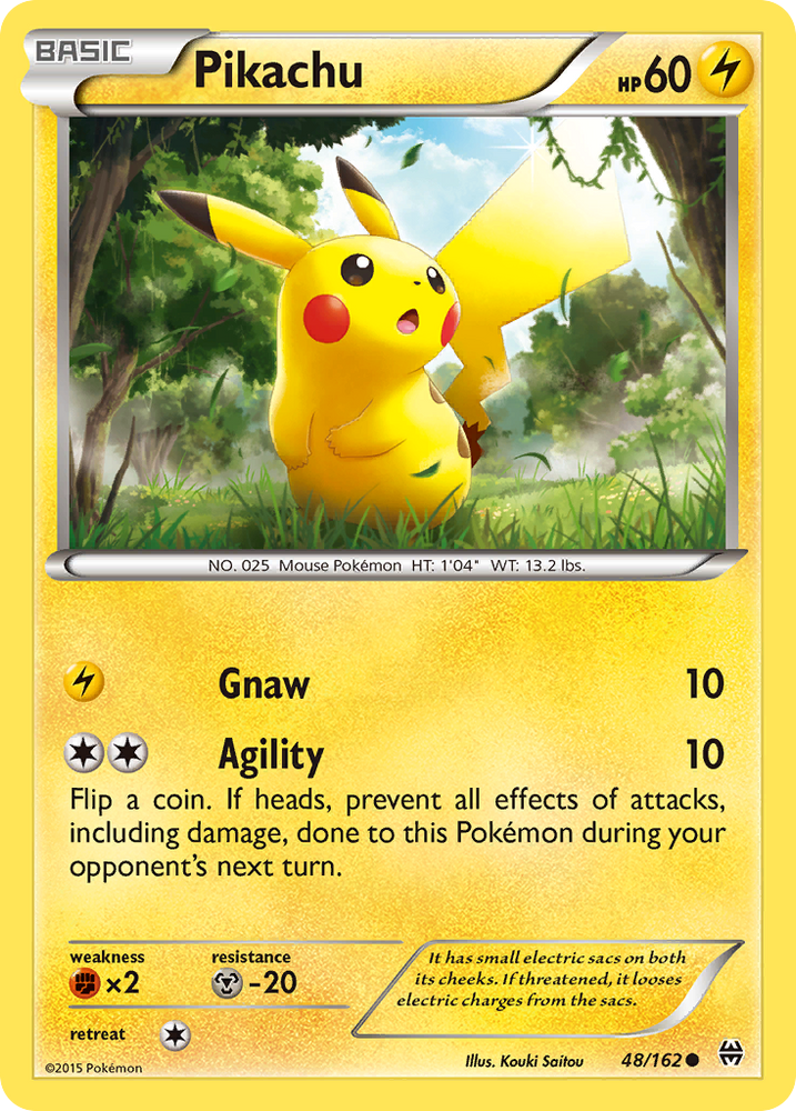 Pokemon | Pikachu (48/162) [XY: BREAKthrough] | The Nerd Merchant