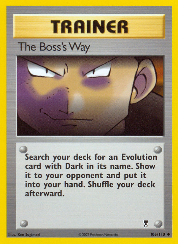 Pokemon | The Boss's Way (105/110) [Legendary Collection] | The Nerd Merchant
