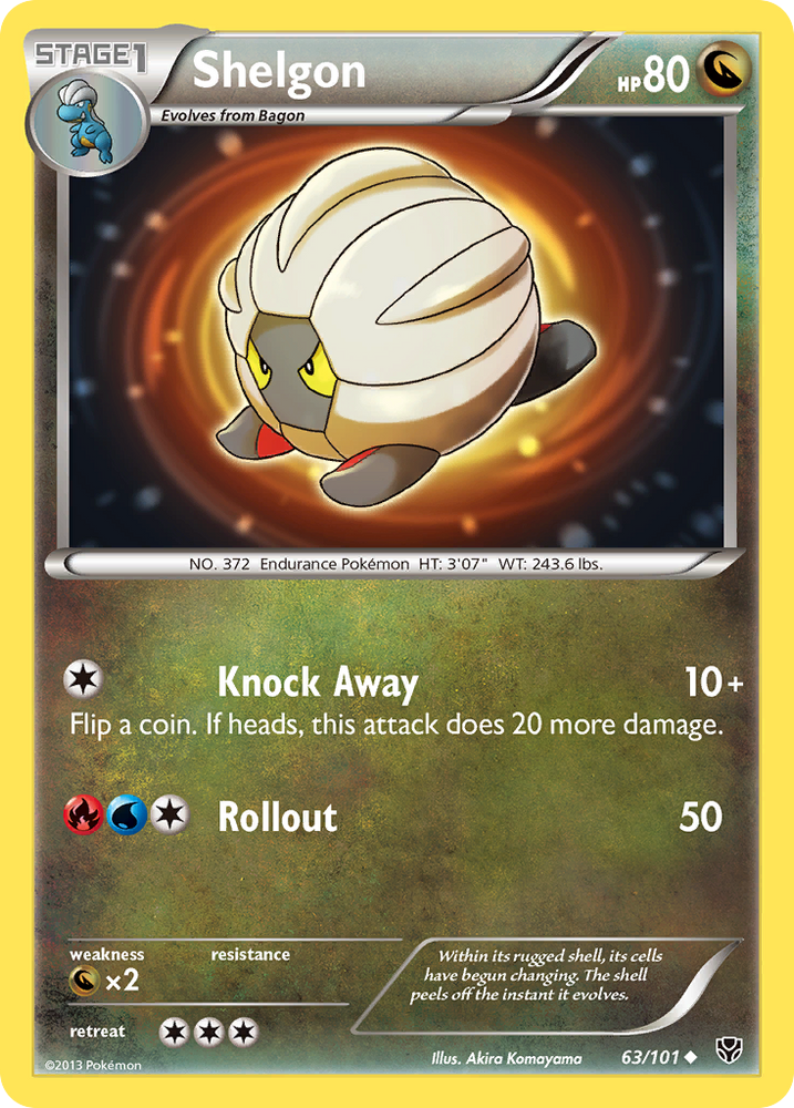 Pokemon | Shelgon (63/101) [Black & White: Plasma Blast] | The Nerd Merchant