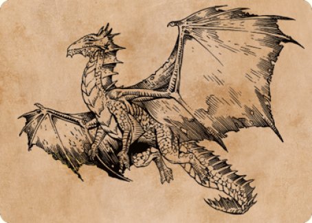 Magic | Ancient Bronze Dragon Art Card (58) [Commander Legends: Battle for Baldur's Gate Art Series] | The Nerd Merchant