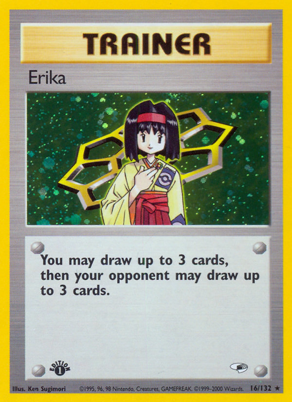 Pokemon | Erika (16/132) [Gym Heroes 1st Edition] | The Nerd Mechant