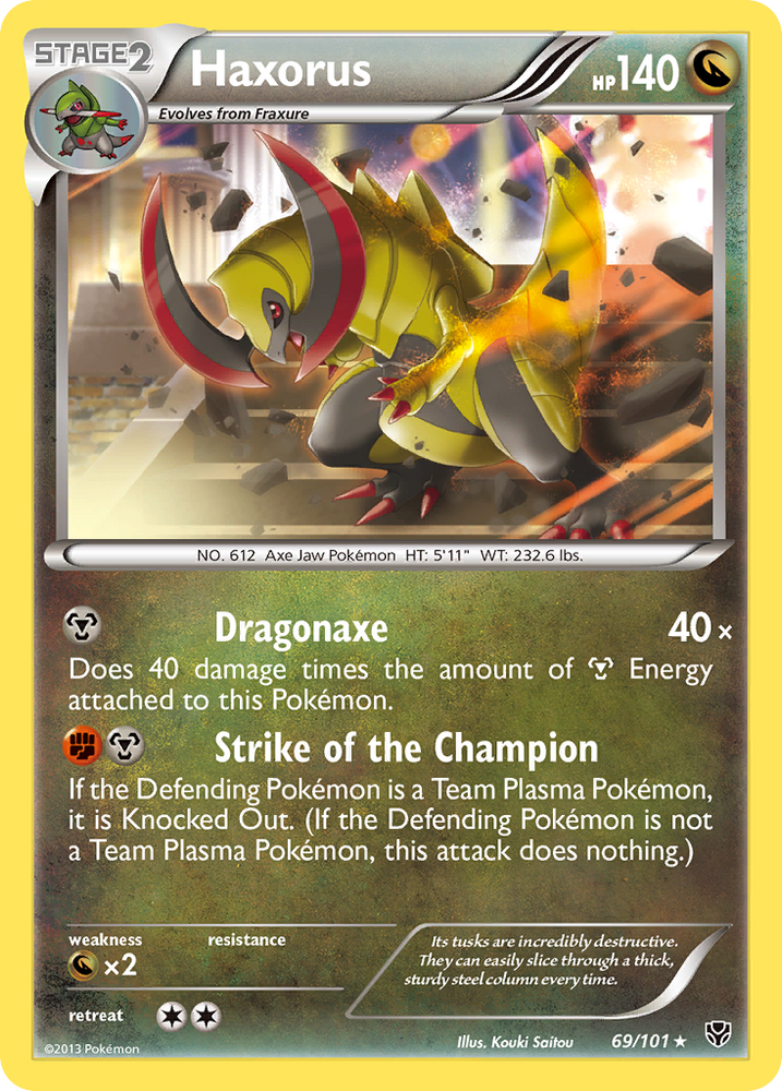 Pokemon | Haxorus (69/101) [Black & White: Plasma Blast] | The Nerd Merchant