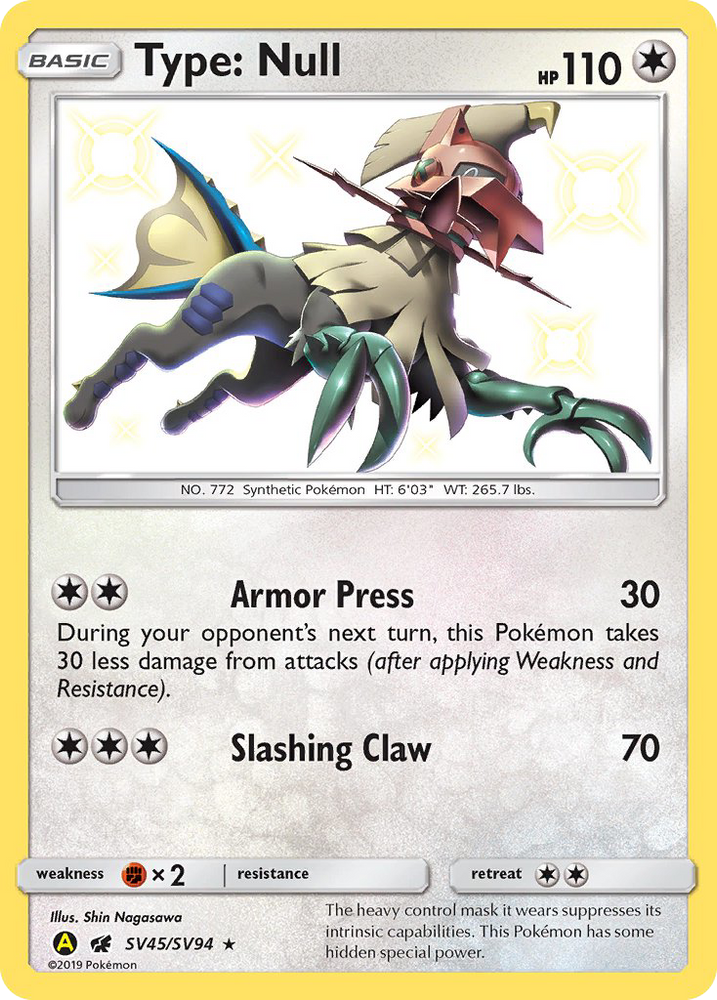 Pokemon | Type: Null (SV45/SV94) [Sun & Moon: Hidden Fates - Shiny Vault] | The Nerd Merchant