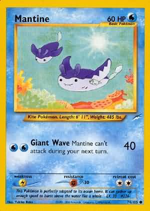 Pokemon | Mantine (74/105) [Neo Destiny Unlimited] | The Nerd Merchant