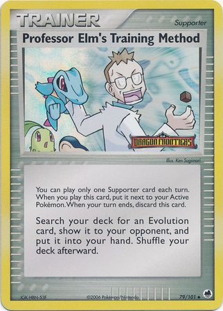 Pokemon | Professor Elm's Training Method (79/101) (Stamped) [EX: Dragon Frontiers] | The Nerd Merchant