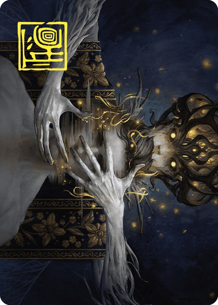 Magic | Ego Drain Art Card (Gold-Stamped Signature) [Wilds of Eldraine Art Series] | The Nerd Merchant