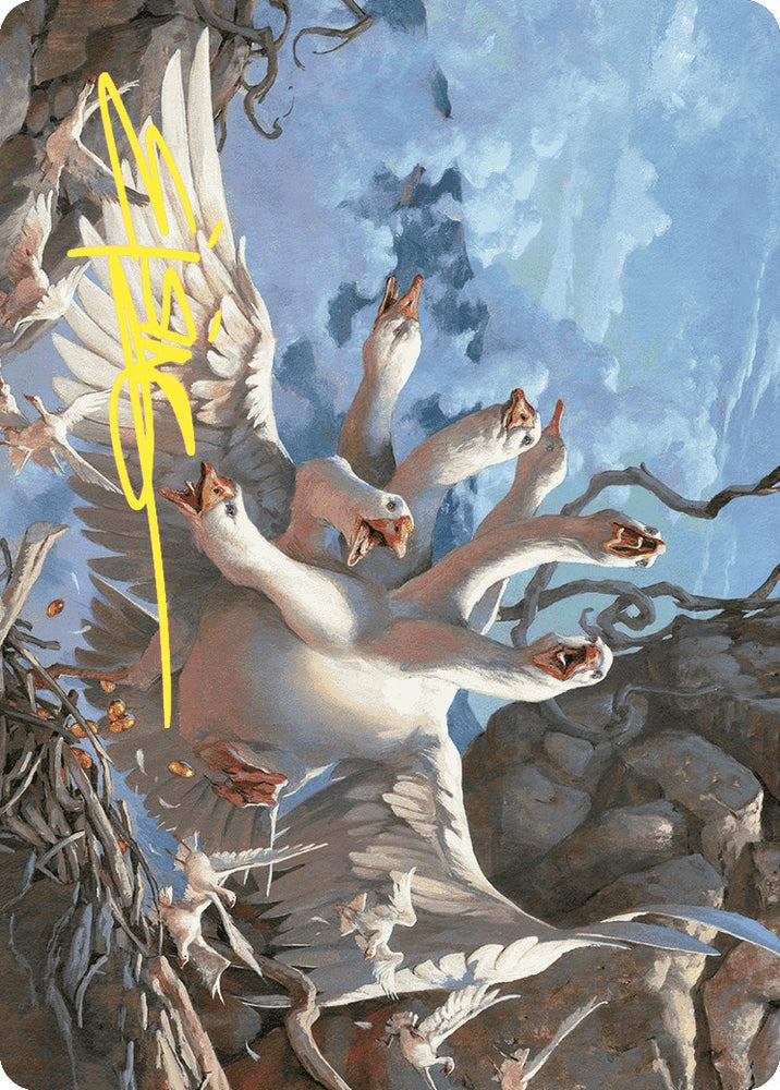 Magic | The Goose Mother Art Card (Gold-Stamped Signature) [Wilds of Eldraine Art Series] | The Nerd Merchant