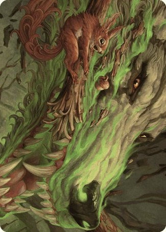 Magic | Leaping Ambush Art Card [Wilds of Eldraine Art Series] | The Nerd Merchant