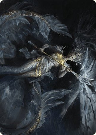 Magic | Sharae of Numbing Depths Art Card [Wilds of Eldraine Art Series] | The Nerd Merchant