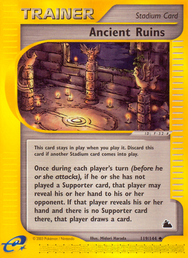 Pokemon | Ancient Ruins (119/144) [Skyridge] | The Nerd Merchant