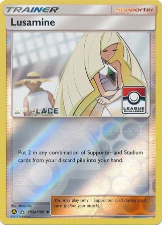 Pokemon | Lusamine (153a/156) (League Challenge Alt Art 2nd Place) [Sun & Moon: Ultra Prism] | The Nerd Merchant