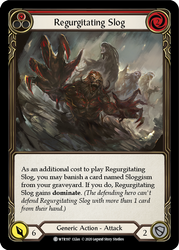 Flesh and Blood TCG | Regurgitating Slog (Red) [U-WTR197] (Welcome to Rathe Unlimited)  Unlimited Rainbow Foil | The Nerd Merchant