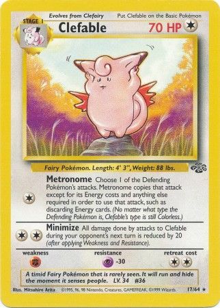 Pokemon | Clefable (17/64) [Jungle Unlimited] | The Nerd Merchant