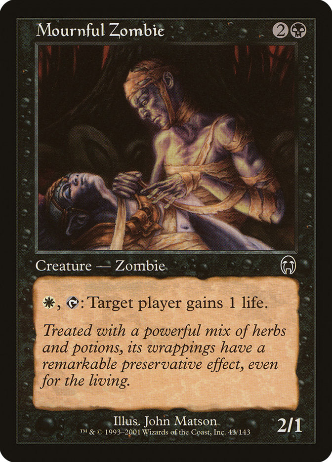 Magic | Mournful Zombie [Apocalypse] | The Nerd Merchant