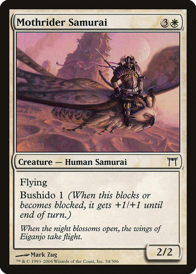 Magic | Mothrider Samurai [Champions of Kamigawa] | The Nerd Merchant
